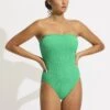 Sea Dive DD Bandeau One Piece - Jade -Bikinis Store 11011DD861 Jade 3
