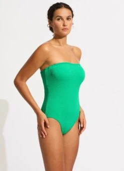Sea Dive DD Bandeau One Piece - Jade 6 Sea Dive DD Bandeau One Piece - Jade -Bikinis Store 11011DD861 Jade 4
