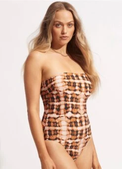 High Tide DD Bandeau Maillot - Copper Tan 8 High Tide DD Bandeau Maillot - Copper Tan -Bikinis Store 11011DD979 Copper 20Tan 3