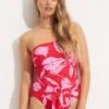 Fleur De Bloom DD Bandeau One Piece - Chilli Red 2 Fleur De Bloom DD Bandeau One Piece - Chilli Red -Bikinis Store 11018DD983 Chilli 20Red 1