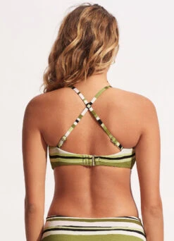 Sun Stripe DD Tank Bra - Avocado 9 Sun Stripe DD Tank Bra - Avocado -Bikinis Store 31206DD947 Avocado 4