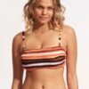 Sun Stripe DD Tank Bra - Black -Bikinis Store 31206DD947 Black 1