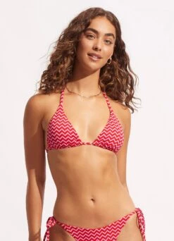 Sienna Slide Tri - Chilli Red 9 Sienna Slide Tri - Chilli Red -Bikinis Store 31298 976 Chilli 20Red 3