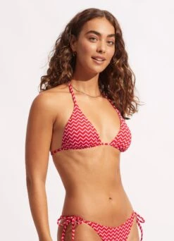 Sienna Slide Tri - Chilli Red 10 Sienna Slide Tri - Chilli Red -Bikinis Store 31298 976 Chilli 20Red 4