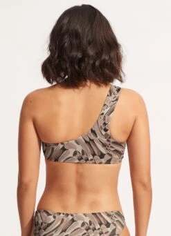 Poolside One Shoulder Top - Sepia -Bikinis Store 31305 954 Sepia 5