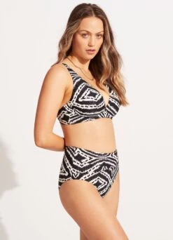 Zanzibar DD Fixed Tri Bra - Black -Bikinis Store 31306DD049 Black 5