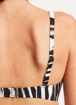 Zahara DD Fixed Tri Bra - Black -Bikinis Store 31306DD953 Black 7