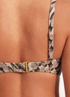 Poolside DD Fixed Tri Bra - Sepia -Bikinis Store 31306DD954 Sepia 4