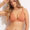 Second Wave DD Fixed Tri Bra - Copper Tan -Bikinis Store 31306DD968 Copper 20Tan 1