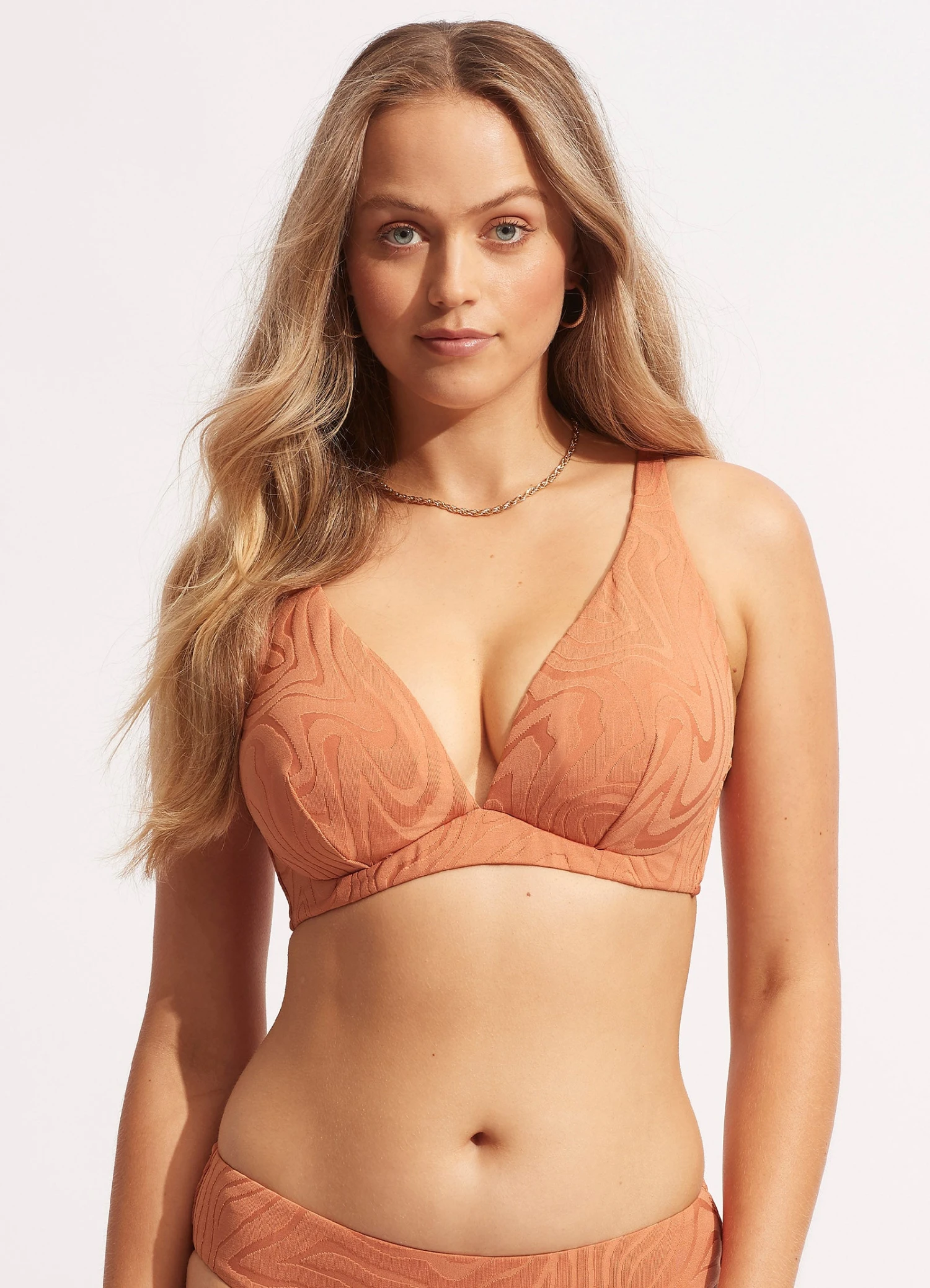 Second Wave DD Fixed Tri Bra - Copper Tan 4 Second Wave DD Fixed Tri Bra - Copper Tan - Image 2