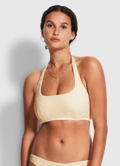 DreamcatcherDD Scoop Neck Halter - Ecru