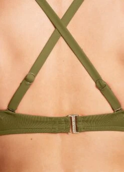 Seafolly Collective DD Scoop Neck Halter Top - Avocado -Bikinis Store 31368DD942 Avocado 5