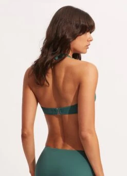 Seafolly Collective DD Scoop Neck Halter Top - Evergreen 11 Seafolly Collective DD Scoop Neck Halter Top - Evergreen -Bikinis Store 31368DD942 Evergreen 5