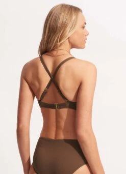 Seafolly Collective DD Scoop Neck Halter Top - Tiramisu 8 Seafolly Collective DD Scoop Neck Halter Top - Tiramisu -Bikinis Store 31368DD942 Tiramisu 3
