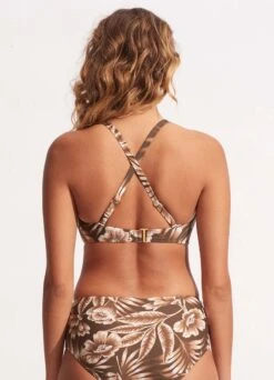 Island In The Sun DD Scoop Neck Halter - Tiramisu -Bikinis Store 31368DD946 Tiramisu 4