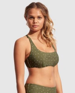 Paradise Garden DD Scoop Neck Halter - Avocado Spot -Bikinis Store 31368DD960 Avocadspot 3