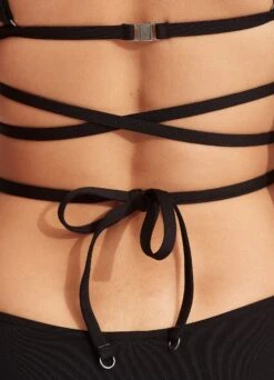 Seafolly Collective Tri Bra With Wrap Around Strap - Black 9 Seafolly Collective Tri Bra With Wrap Around Strap - Black -Bikinis Store 31385 942 Black 6