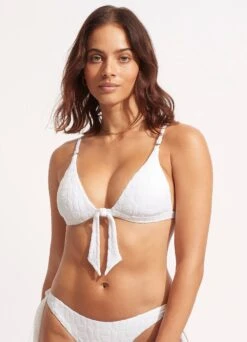 Capri Fixed Tri - White -Bikinis Store 31388 987 White 3