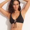 Sun Stripe Longline Tri - Black 2 Sun Stripe Longline Tri - Black -Bikinis Store 31396 947 Black 1