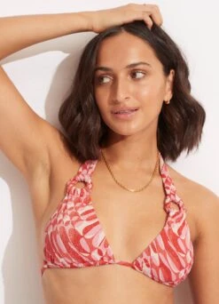 Poolside Slide Tri - Pink Chintz -Bikinis Store 31401 954 PinkChintz 3