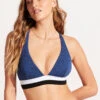 Slice Of Splice Triangle Bikini Top - Ultramarine -Bikinis Store 31407 990 Ultramarin 4