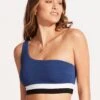 Slice Of Splice One Shoulder Top - Ultramarine -Bikinis Store 31408 990 Ultramarin 4