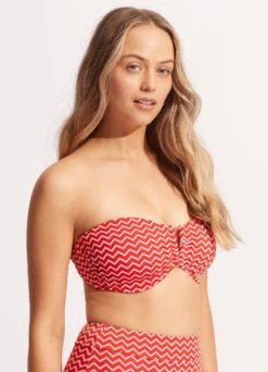 Sienna DD "U" Tube - Chilli Red -Bikinis Store 31409DD976 Chilli 20Red 3