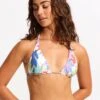 Under The Sea Reversible Slide Triangle Bikini Top - White -Bikinis Store 31412 061 White 3