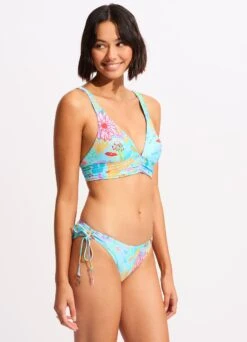 Under The Sea Triangle Bikini Top - Blue Mist -Bikinis Store 31414 061 Blue 20Mist 5