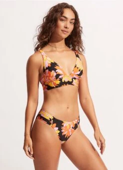 Palm Springs Longline Tri - Black -Bikinis Store 31414 703 Black 5