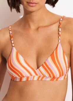 Mod Squad FixedTri Bra - Mandarin -Bikinis Store 31415 050 Mandarin 7