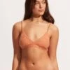 Second Wave Fixed Tri Bra - Copper Tan 2 Second Wave Fixed Tri Bra - Copper Tan -Bikinis Store 31415 968 Copper 20Tan 1