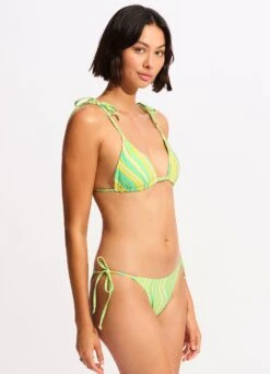 Mod Squad Reversible Slide Tri - Lime Burst -Bikinis Store 31457 050 Lime 20Burst 5