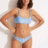 Amalfi Check Hipster - Amalfi Blue -Bikinis Store 40054 951 AmalfiBlue 1