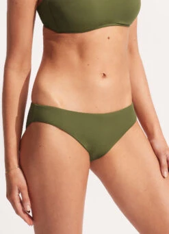 Seafolly Collective Hipster Pant - Avocado -Bikinis Store 40473 942 Avocado 4