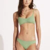 Second Wave Hipster Pant - Palm Green 2 Second Wave Hipster Pant - Palm Green -Bikinis Store 40473 968 PalmGreen 3