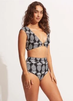 Corsica High Waisted Pant - Black -Bikinis Store 40558 810 Black 5