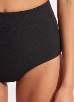 Willow High Waisted Pant - Black -Bikinis Store 40558 924 Black 6