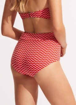 Sienna High Waisted Pant - Chilli Red 12 Sienna High Waisted Pant - Chilli Red -Bikinis Store 40558 976 Chilli 20Red 5