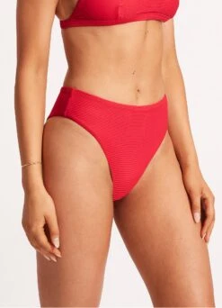 Essentials High Rise Pant - Chilli -Bikinis Store 40609 640 Chilli 4