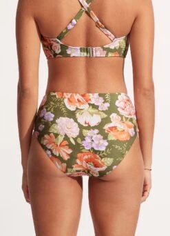 Paradise Garden High Waisted Pant - Avocado 14 Paradise Garden High Waisted Pant - Avocado -Bikinis Store 40646 960 Avocado 5