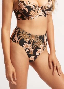 Castaway High Waisted Pant - Black -Bikinis Store 40646 980 Black 4