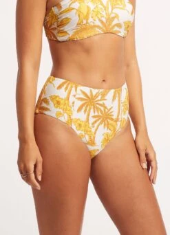 Castaway High Waisted Pant - Tuscan Sunset -Bikinis Store 40646 980 TuscanSuns 4