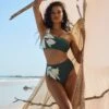 Fleur De Bloom High Waisted Pant - Evergreen -Bikinis Store 40646 983 Evergreen 1 9b16cf07 8934 4857 93fc ddf747b55e25