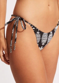 Corsica Tie Side Rio Pant - Black -Bikinis Store 40651 810 Black 7