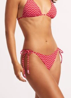 Sienna Tie Side Rio Pant - Chilli Red -Bikinis Store 40651 976 Chilli 20Red 5