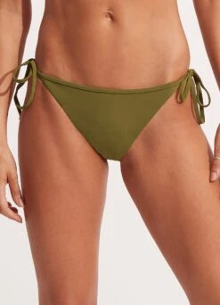 Seafolly Collective Hipster Tie Side - Avocado 9 Seafolly Collective Hipster Tie Side - Avocado -Bikinis Store 40659 942 Avocado 2