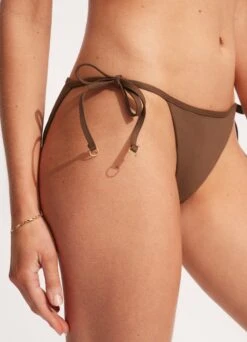 Seafolly Collective Hipster Tie Side - Tiramisu -Bikinis Store 40659 942 Tiramisu 6