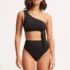 Seafolly Collective High Cut Rio - Black 1 Seafolly Collective High Cut Rio - Black -Bikinis Store 40665 942 Black 2