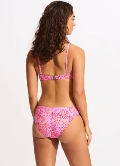 Sea Skin Trim Side Hipster Bikini Bottom - Fuchsia Rose -Bikinis Store 40667 064 FuchsiaRos 6